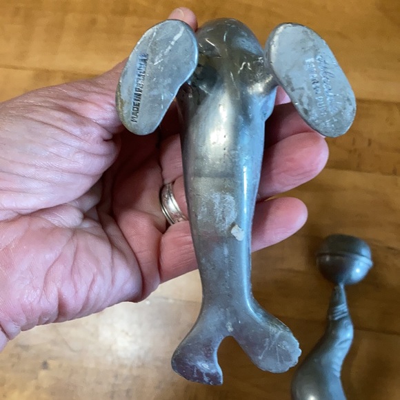 Vintage pewter seal candle holders made by Alcaide RARE - Picture 6 of 9